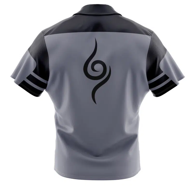 Kakashi Anbu Shippuden Button Up Hawaiian Shirt - Image 2