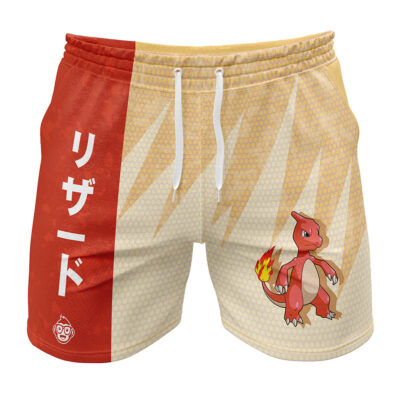 Charmeleon Classic Pokemon Gym Shorts