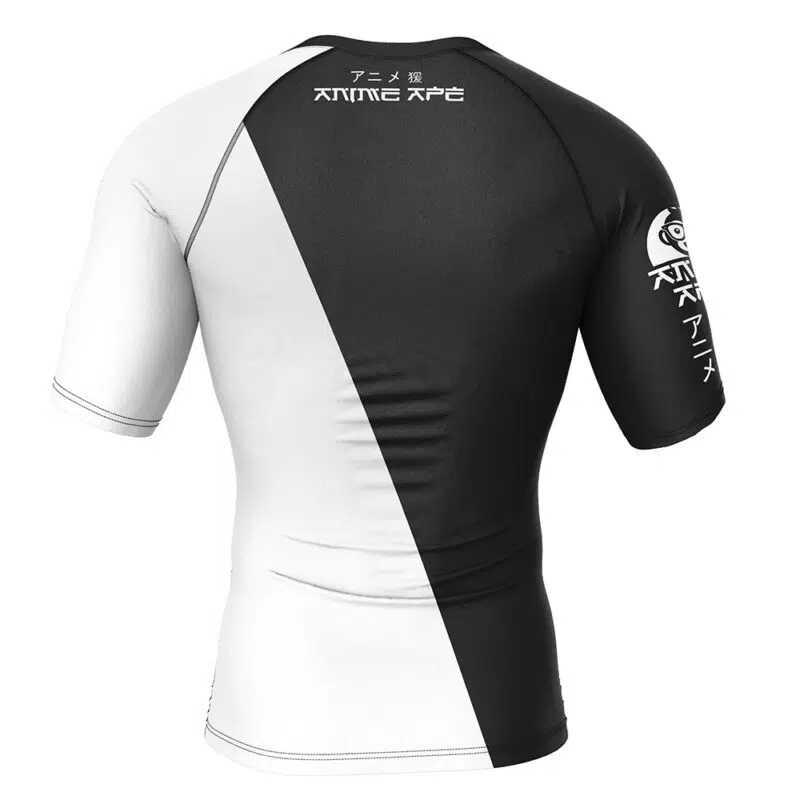 Ichigo Hollow Mask Bleach Short Sleeve Rash Guard Compression Shirt - Image 2