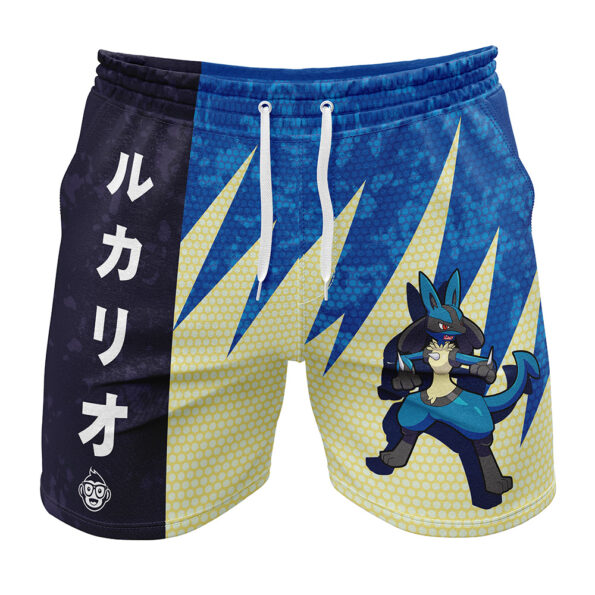 Lucario Classic Pokemon Gym Shorts