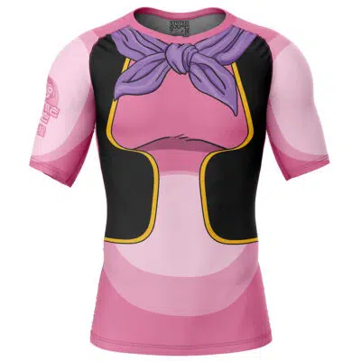 Majin Buu v2 Dragon Ball Short Sleeve Rash Guard Compression Shirt