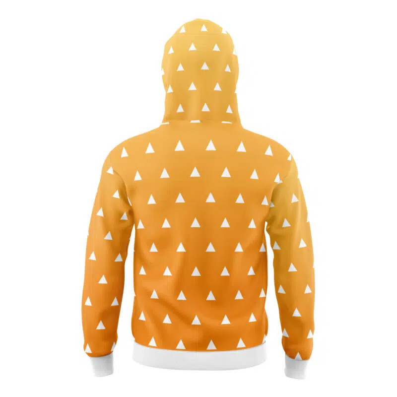 Zenitsu Agatsuma Demon Slayer Masked Hoodie - Image 2