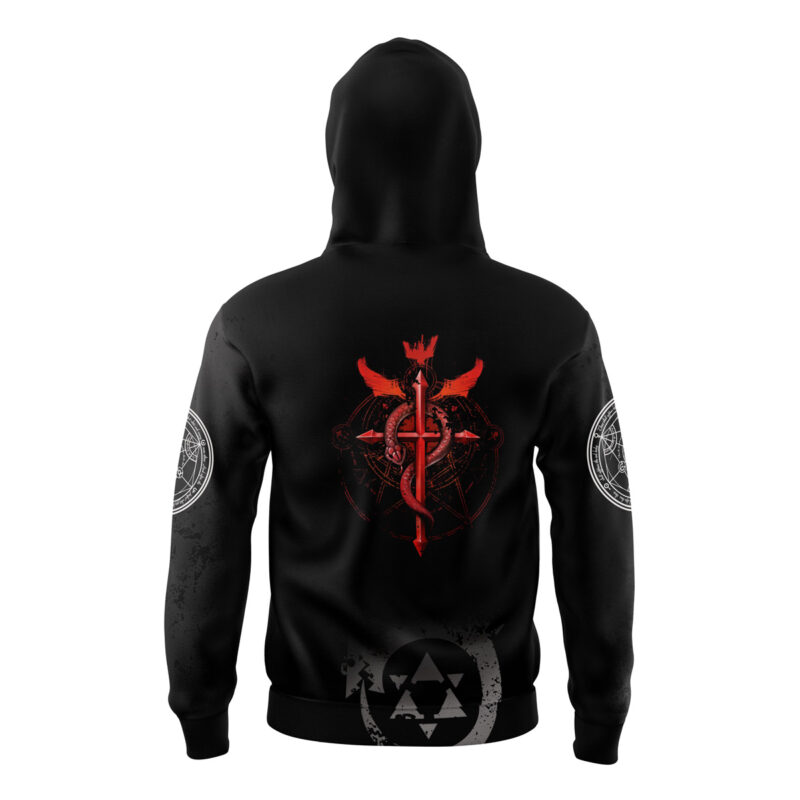 Edward Elric Fullmetal Alchemist Masked Hoodie - Image 2