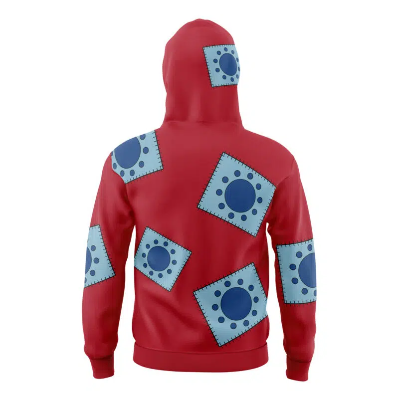 Luffy Wano One Piece Masked Hoodie - Image 2