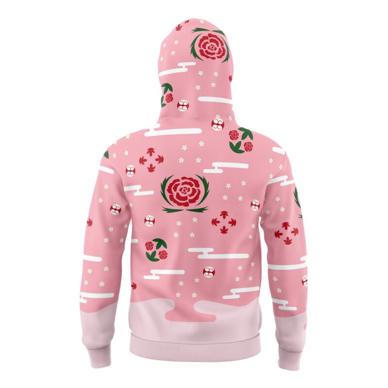 Shunsui Bleach Masked Hoodie - Image 2