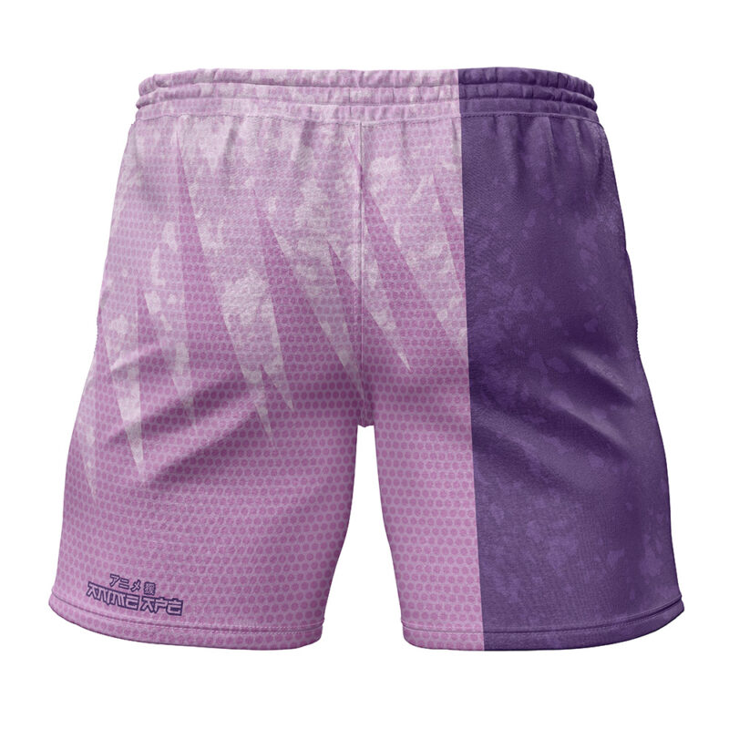 Mewtwo Classic Pokemon Gym Shorts - Image 2