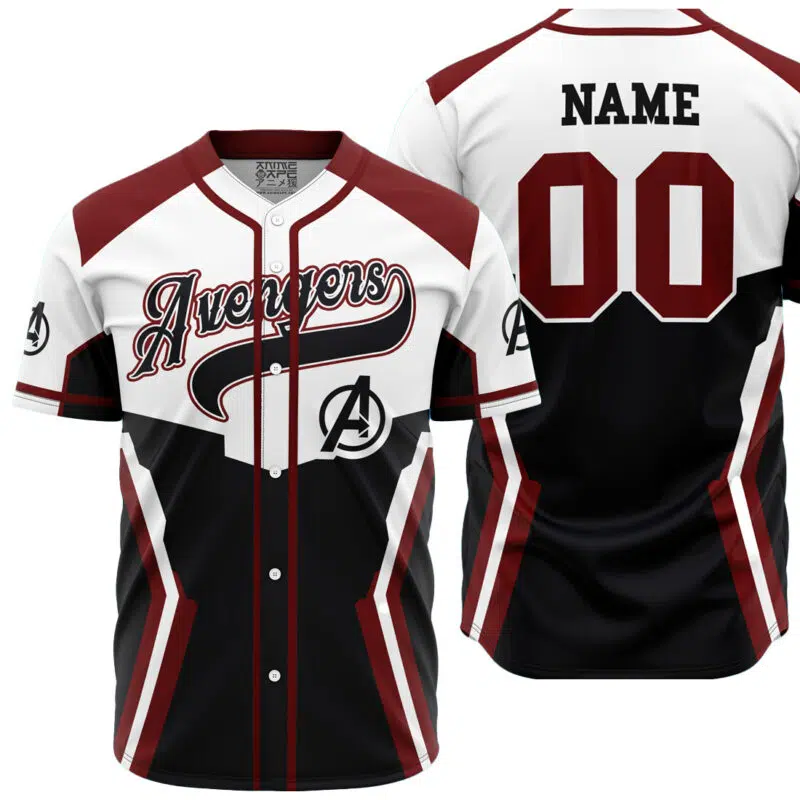 Personalized Avengers Endgame Marvel Baseball Jersey