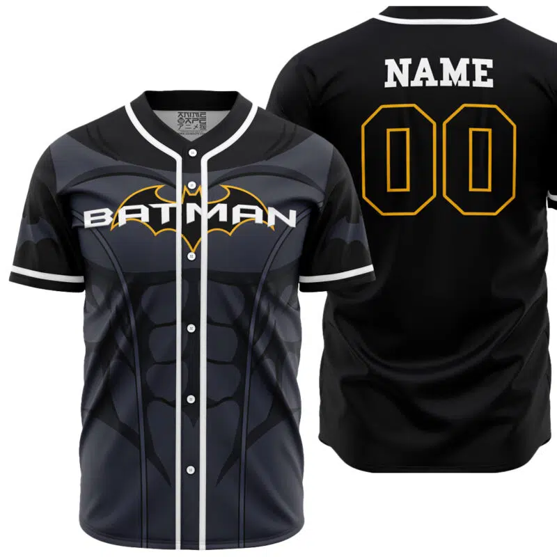 Personalized Batman DC Comics Baseball Jersey