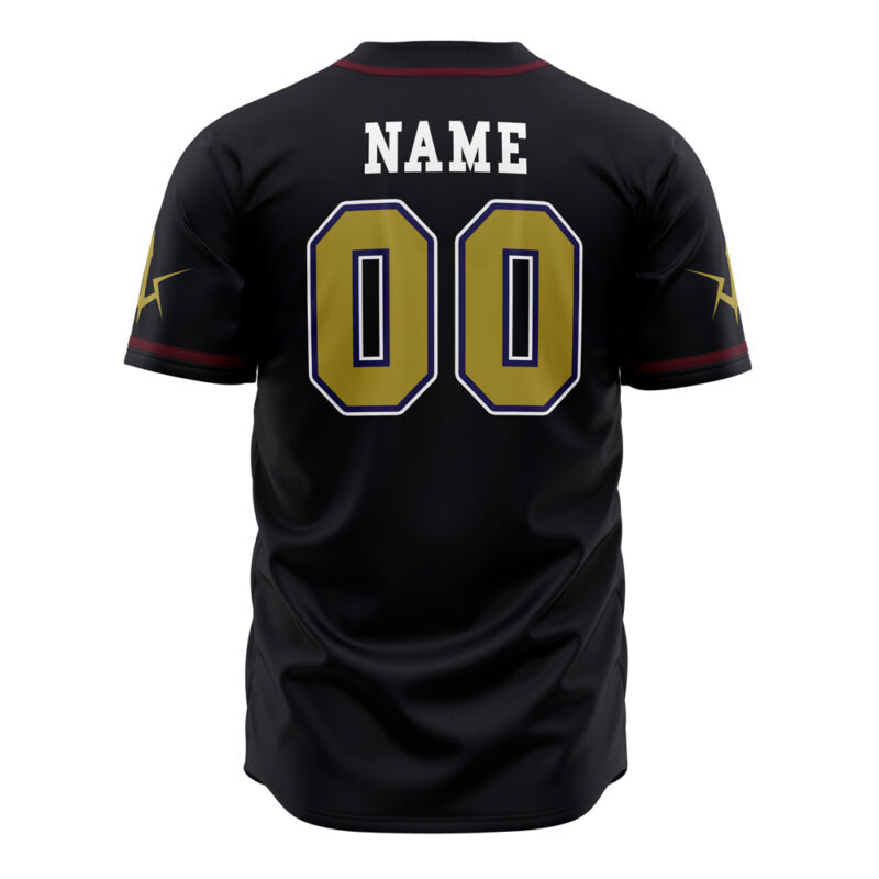 Personalized Black Knights Zero Code Geass Baseball Jersey - Image 3