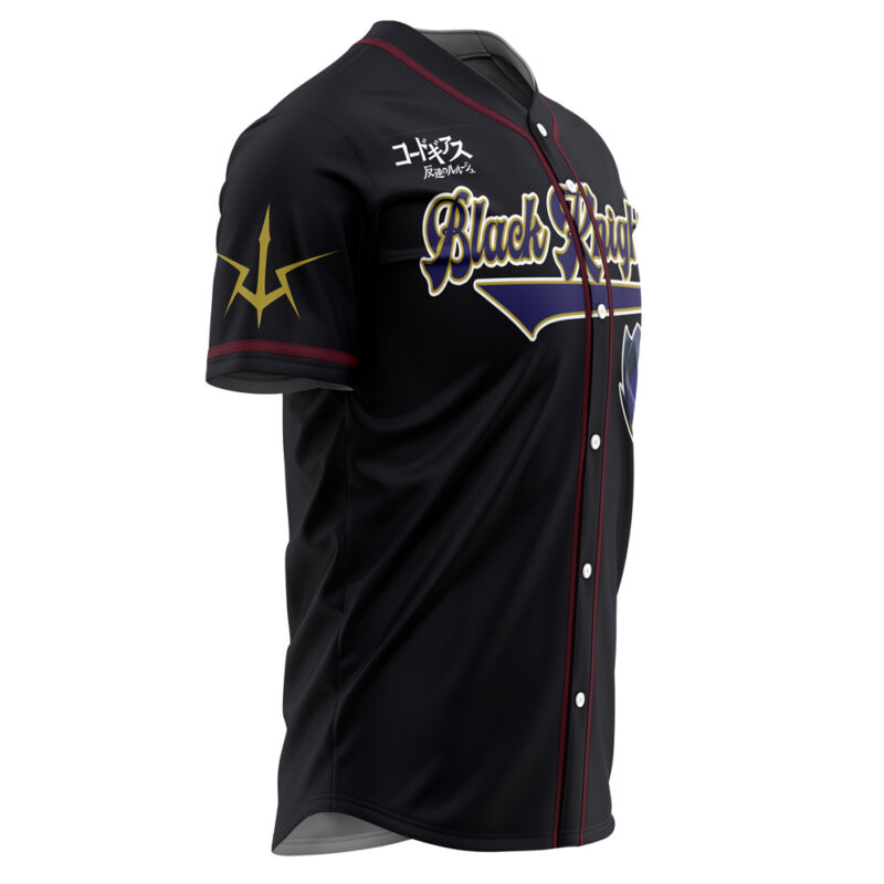 Personalized Black Knights Zero Code Geass Baseball Jersey - Image 4