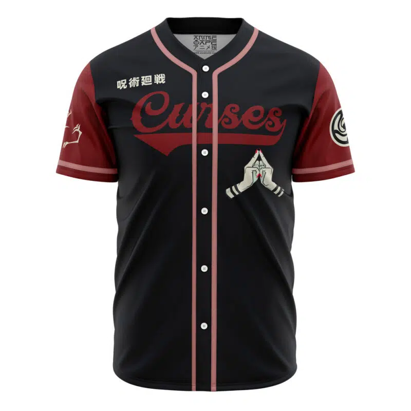 Personalized Curses Sukuna Jujutsu Kaisen Baseball Jersey - Image 2