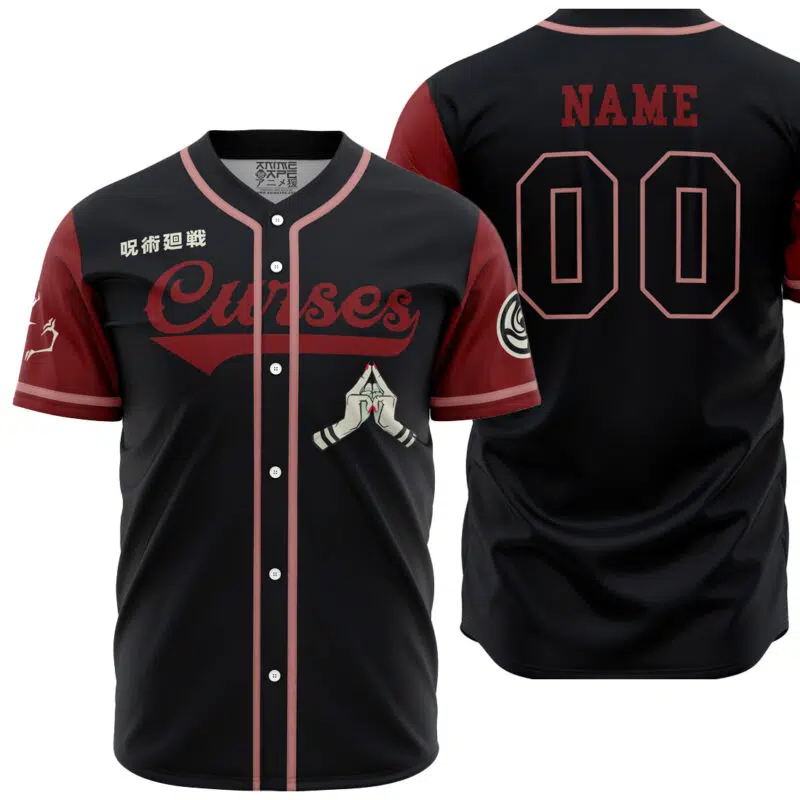 Personalized Curses Sukuna Jujutsu Kaisen Baseball Jersey