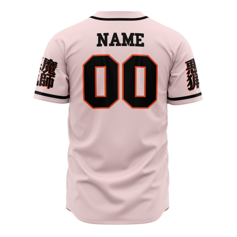 Personalized Denji Devil Hunter Chainsaw Man Baseball Jersey - Image 3