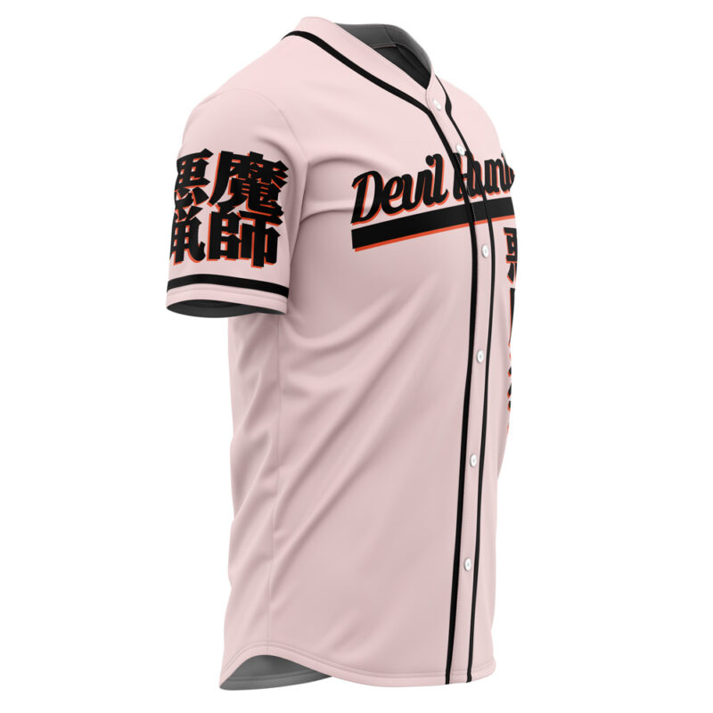Personalized Denji Devil Hunter Chainsaw Man Baseball Jersey - Image 4