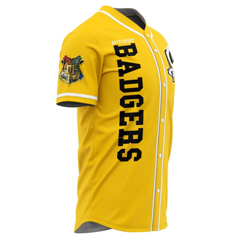 Personalized Hufflepuff Badgers House Harry Potter Baseball Jersey - Image 4
