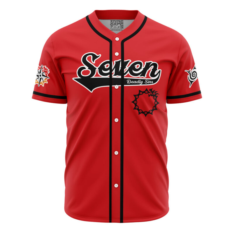 Personalized Meliodas Seven Deadly Sins Baseball Jersey - Image 2