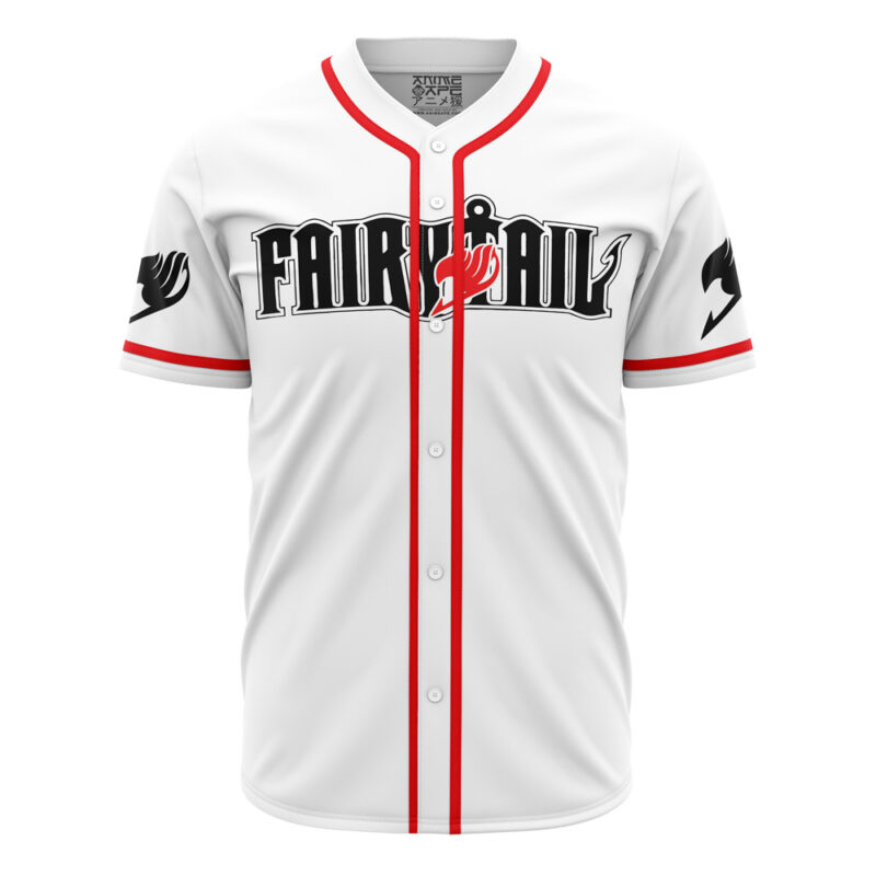 Personalized Natsu Dragneel Fairy Tail Baseball Jersey - Image 2