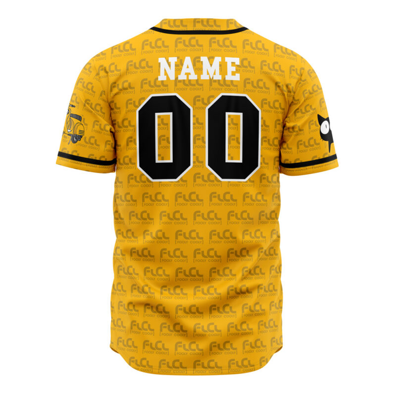 Personalized Neon FLCL Baseball Jersey - Image 3