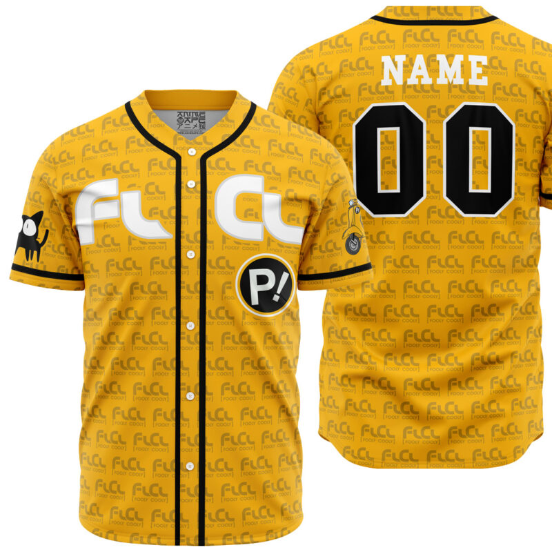 Personalized Neon FLCL Baseball Jersey