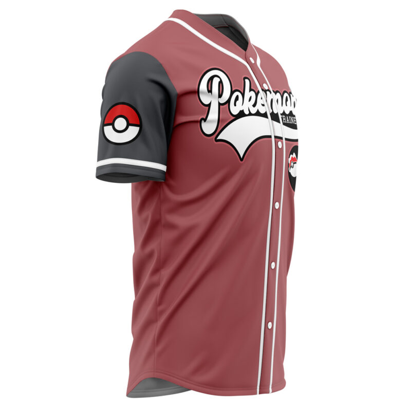 Personalized Pokemon Trainers Pokemon Baseball Jersey - Image 4