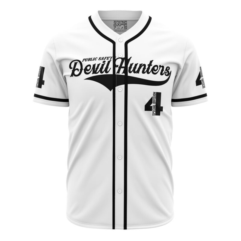 Personalized Public Safety Devil Hunters Chainsaw Man Baseball Jersey - Image 2