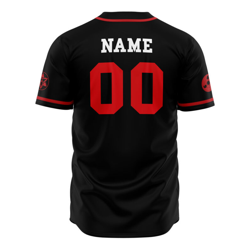 Personalized Sasuke Uchiha Shippuden Baseball Jersey - Image 3