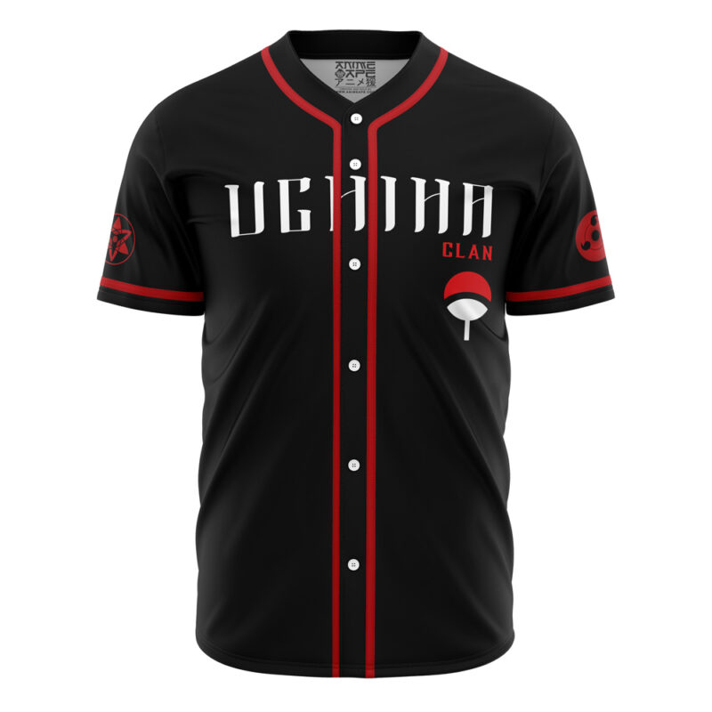Personalized Sasuke Uchiha Shippuden Baseball Jersey - Image 2