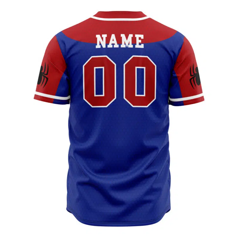Personalized Spiderman Marvel Baseball Jersey - Image 3