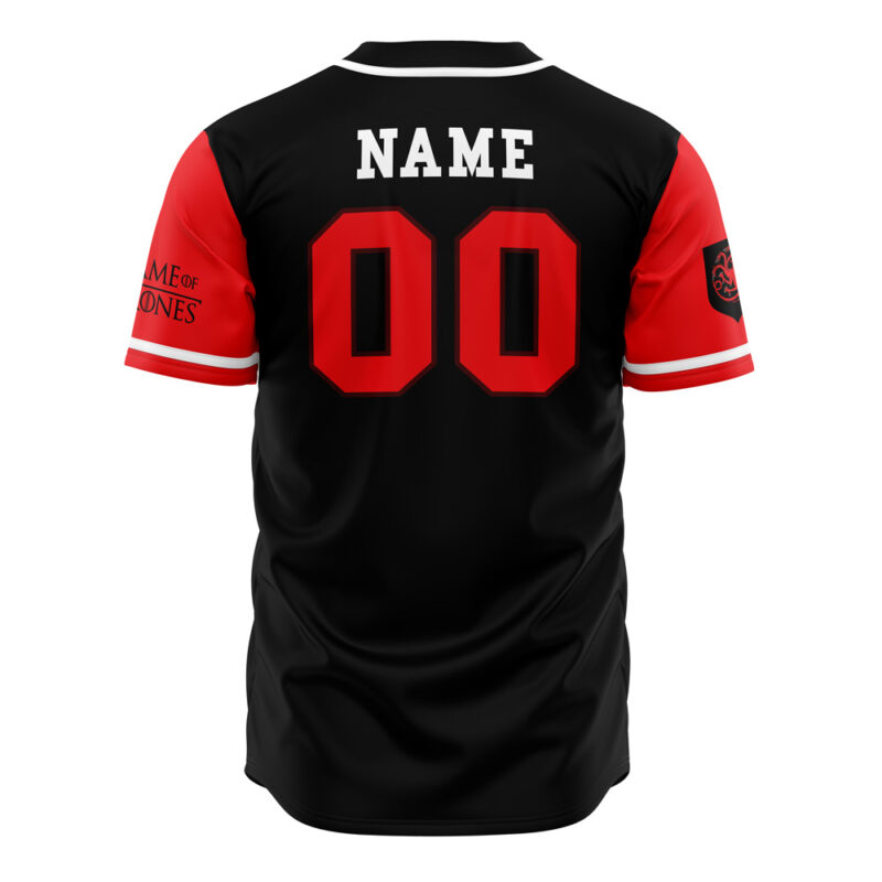 Personalized Targaryens of Dragonstone Game of Thrones Baseball Jersey - Image 3