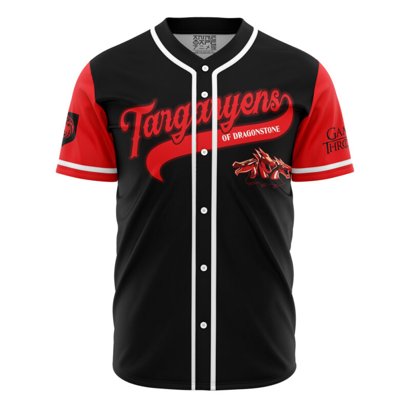 Personalized Targaryens of Dragonstone Game of Thrones Baseball Jersey - Image 2