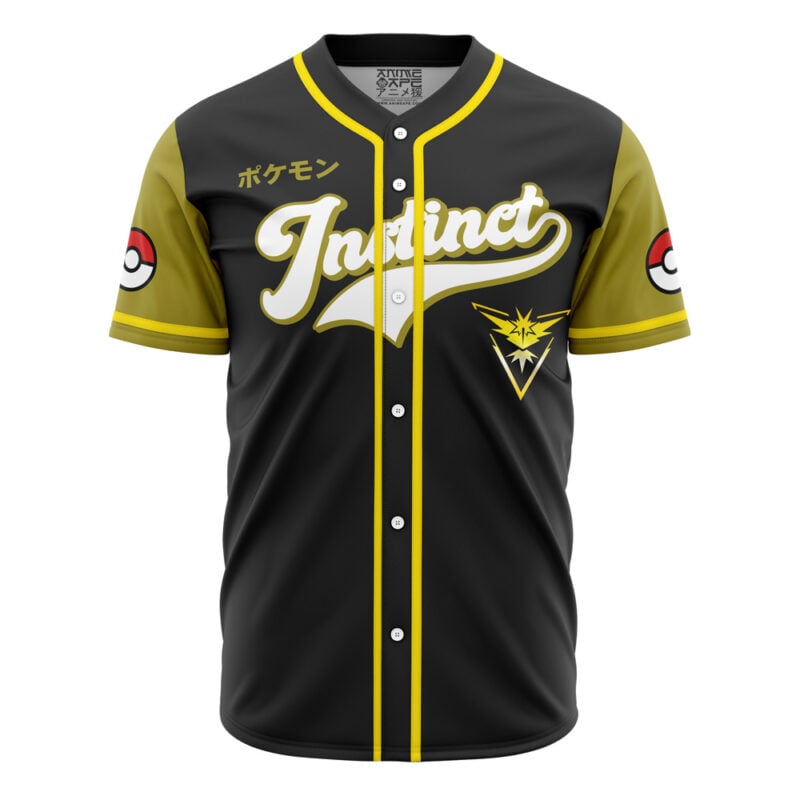 Personalized Team Instinct Pokemon Baseball Jersey - Image 2