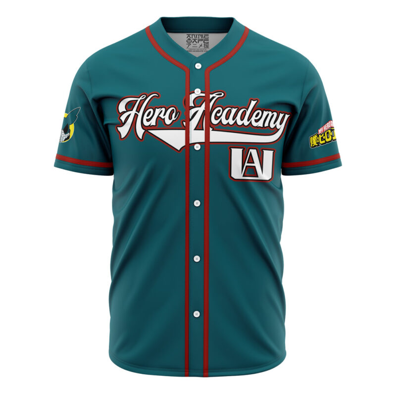 Personalized U.A. High School Deku My Hero Academia Baseball Jersey - Image 2