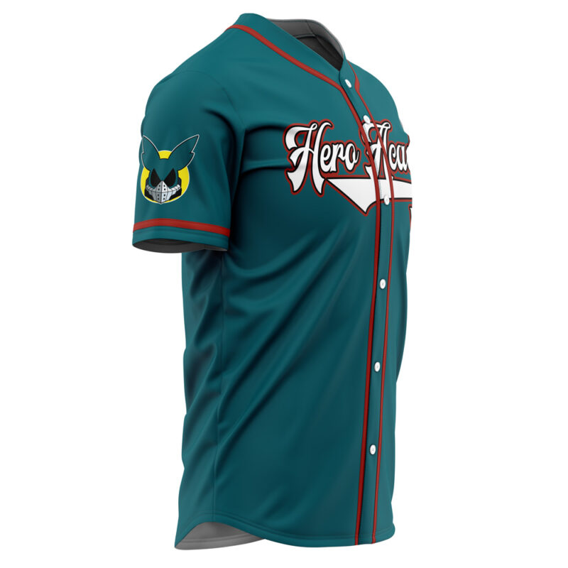 Personalized U.A. High School Deku My Hero Academia Baseball Jersey - Image 4