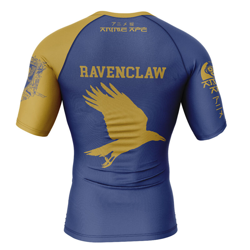 Ravenclaw Harry Potter V2 Short Sleeve Rash Guard Compression Shirt - Image 2