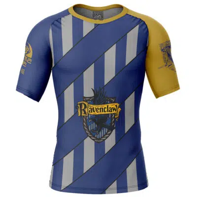 Ravenclaw Harry Potter V2 Short Sleeve Rash Guard Compression Shirt