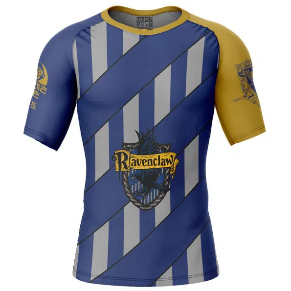 Ravenclaw Harry Potter V2 Short Sleeve Rash Guard Compression Shirt