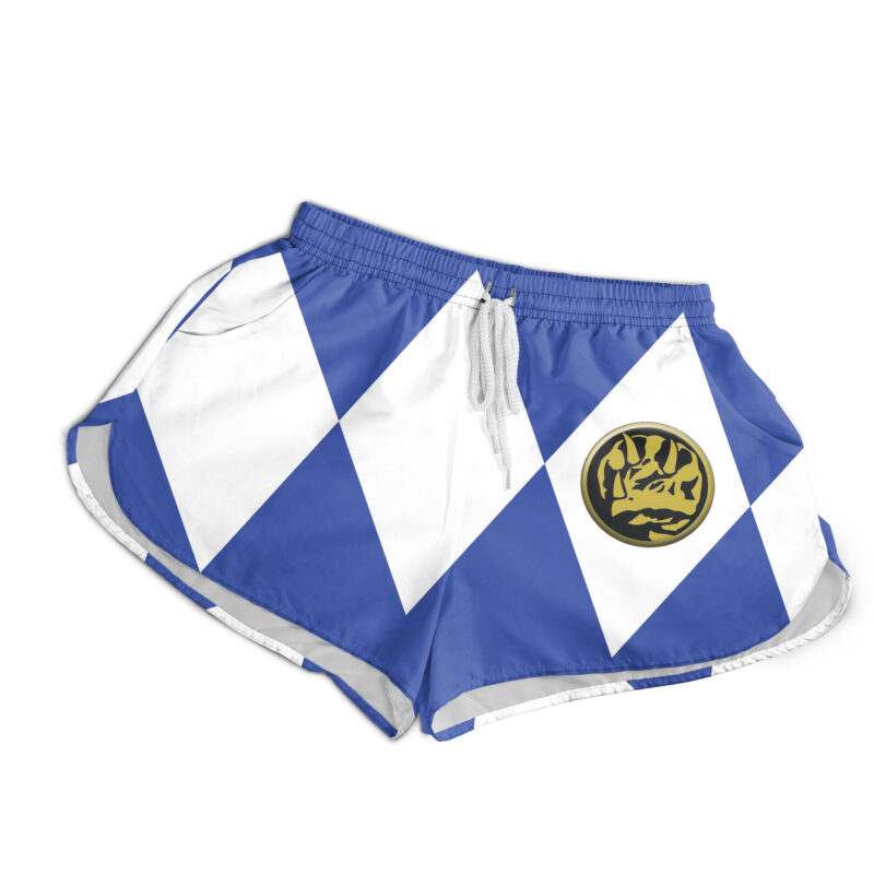 Blue Ranger Mighty Morphin Power Rangers Women's Board Shorts