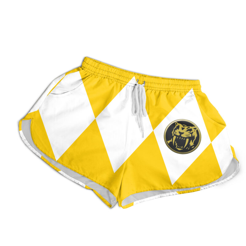 Yellow Ranger Mighty Morphin Power Rangers Women's Board Shorts