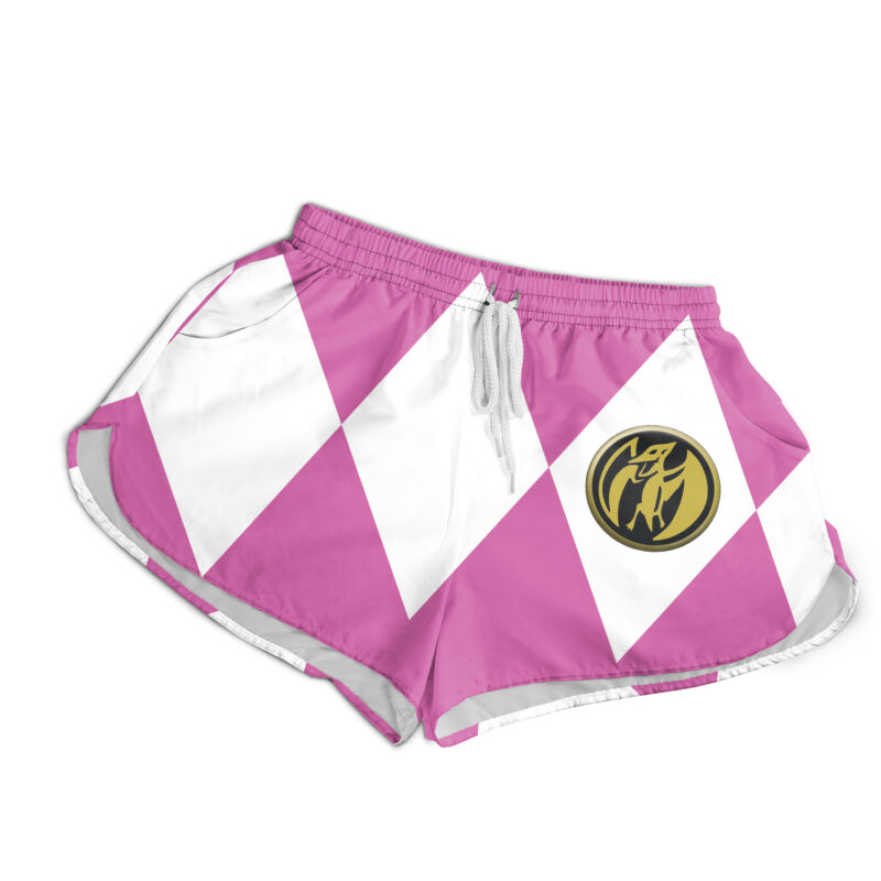 Pink Ranger Mighty Morphin Power Rangers Women's Board Shorts