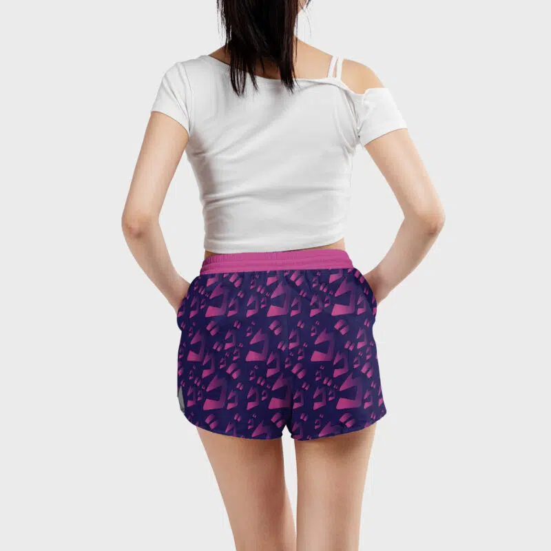 Menacing Aura Jojo's Bizarre Adventure Women's Board Shorts - Image 4