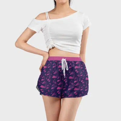 Menacing Aura Jojo's Bizarre Adventure Women's Board Shorts