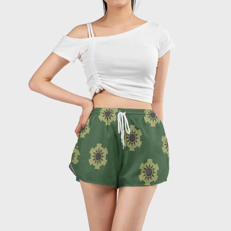 Zoro Wano One Piece Women's Board Shorts - Image 4