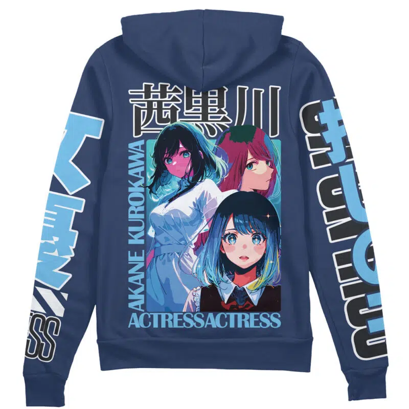 Akane Kurokawa Oshi no Ko Streetwear Zip Hoodie Jacket