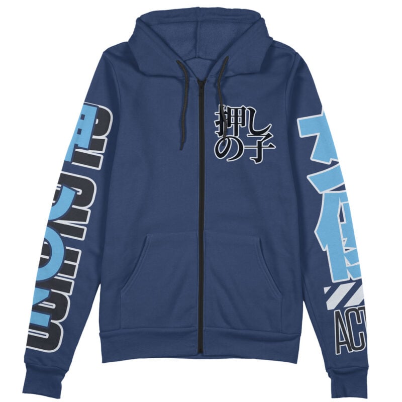 Akane Kurokawa Oshi no Ko Streetwear Zip Hoodie Jacket - Image 2