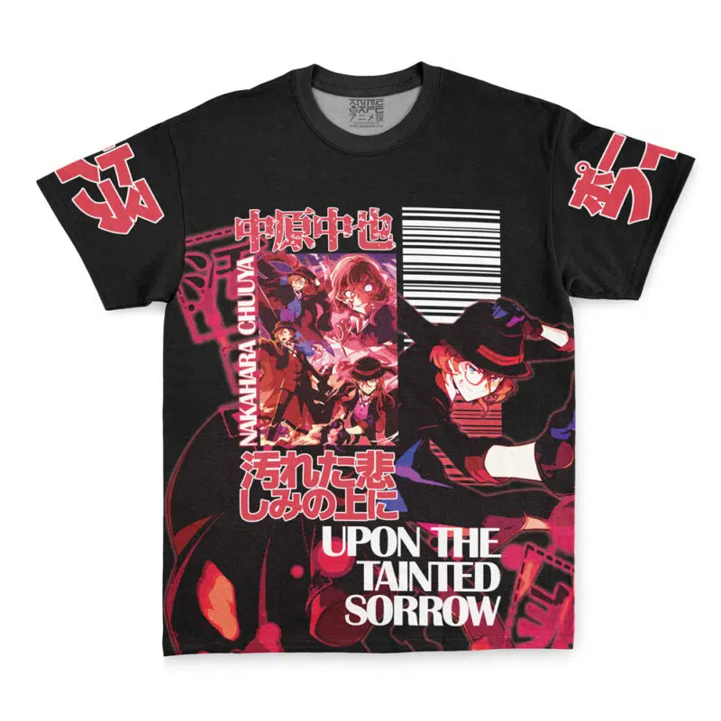 Nakahara Chuuya Bungou Stray Dogs Mashle Streetwear T-Shirt