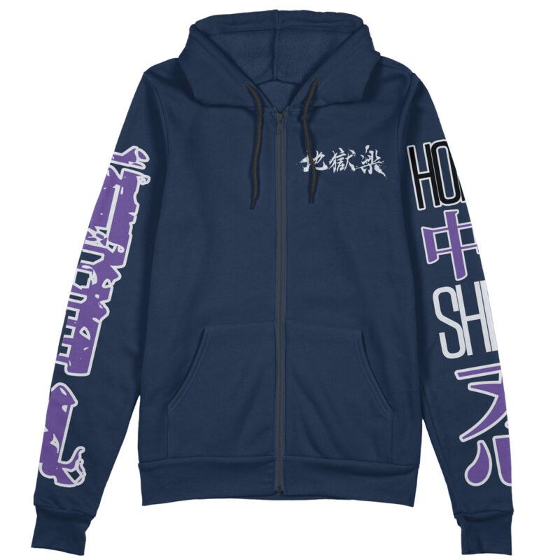 Gabimaru Hell’s Paradise Streetwear Zip Hoodie Jacket - Image 2