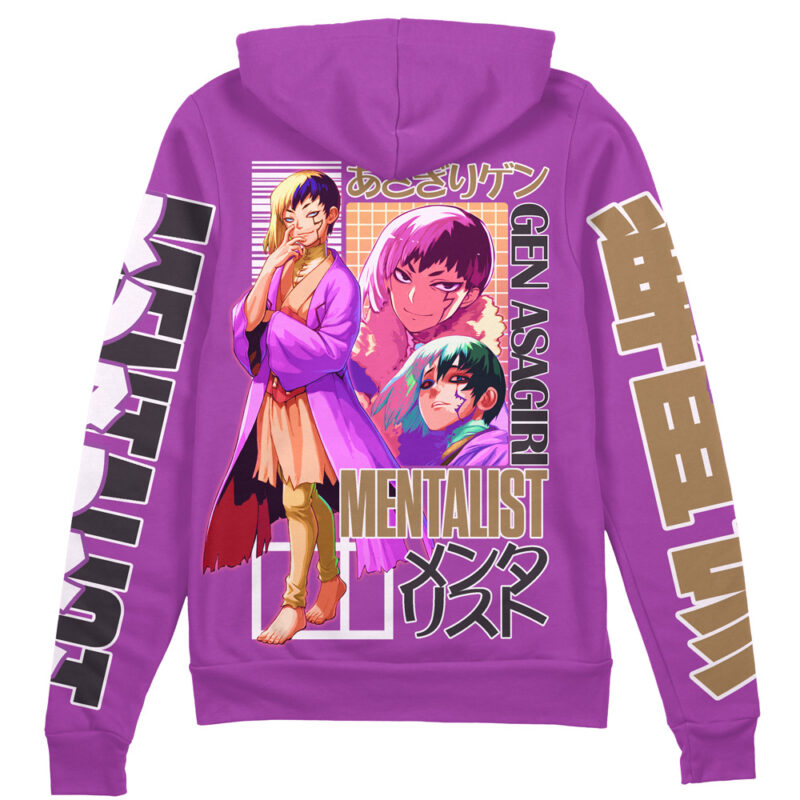 Gen Asagiri Dr. Stone Streetwear Zip Hoodie Jacket