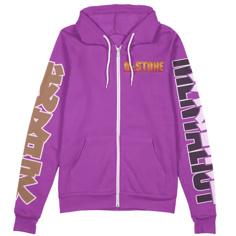 Gen Asagiri Dr. Stone Streetwear Zip Hoodie Jacket - Image 2