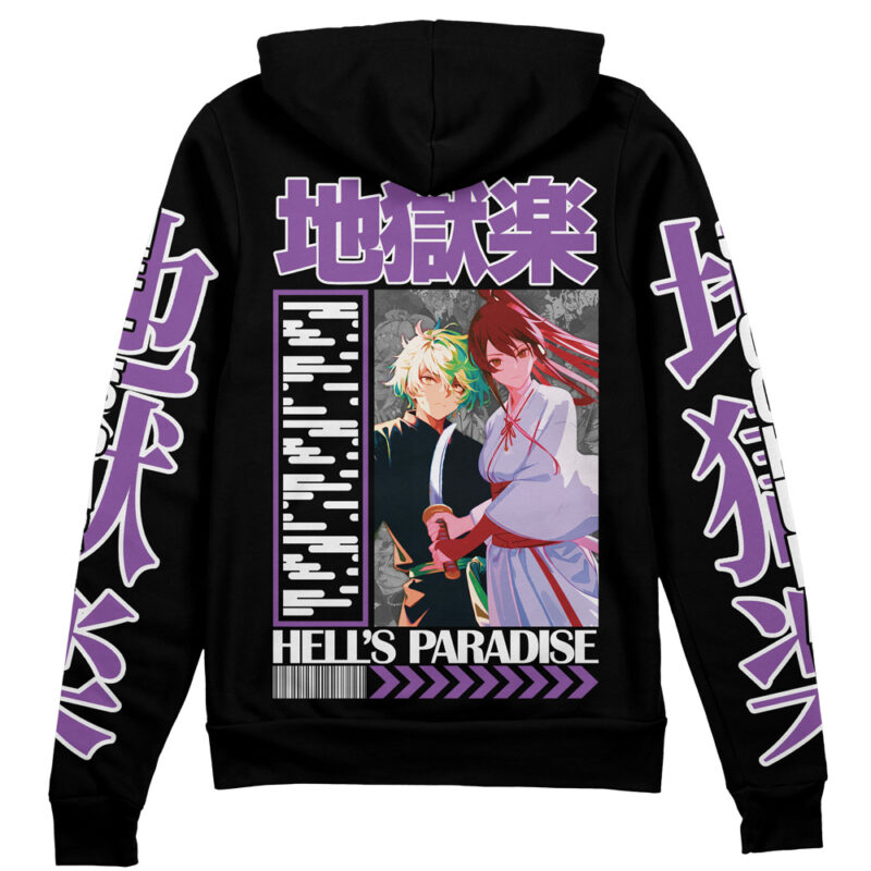 Jigokuraku Hell’s Paradise Streetwear Zip Hoodie Jacket