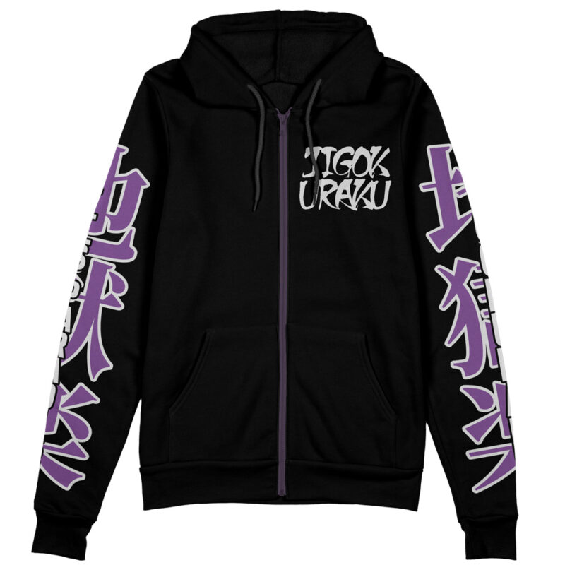 Jigokuraku Hell’s Paradise Streetwear Zip Hoodie Jacket - Image 2